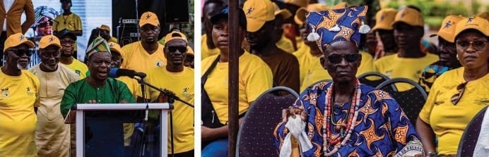 Raz de marée jaune sur l’Esplanade de l’Assemblée Nationale: La CNSR-WADAGNI déploie l’artillerie lourde