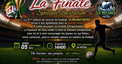 3è édition du tournoi de football « La Relance Kétou »: Dynasty Fc vs Alakétou Fc pour la grande finale